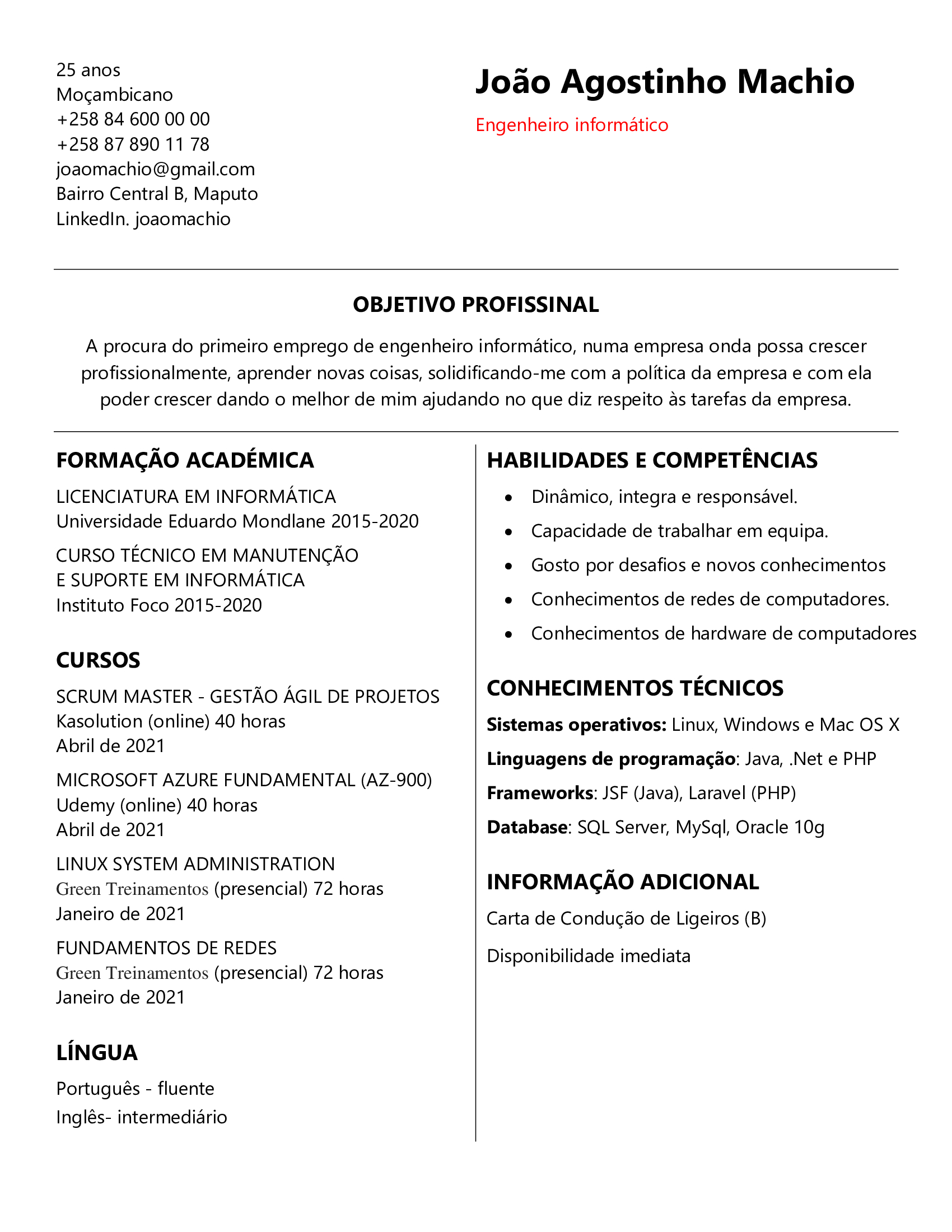Currículo Sem Experiência: Veja o que colocar (com modelo)